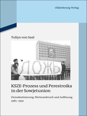 cover image of KSZE-Prozess und Perestroika in der Sowjetunion